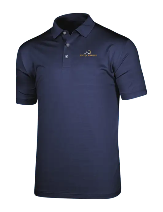 Callaway Vibrant Navy Ventilated Polo w/Suntex Marinas Logo