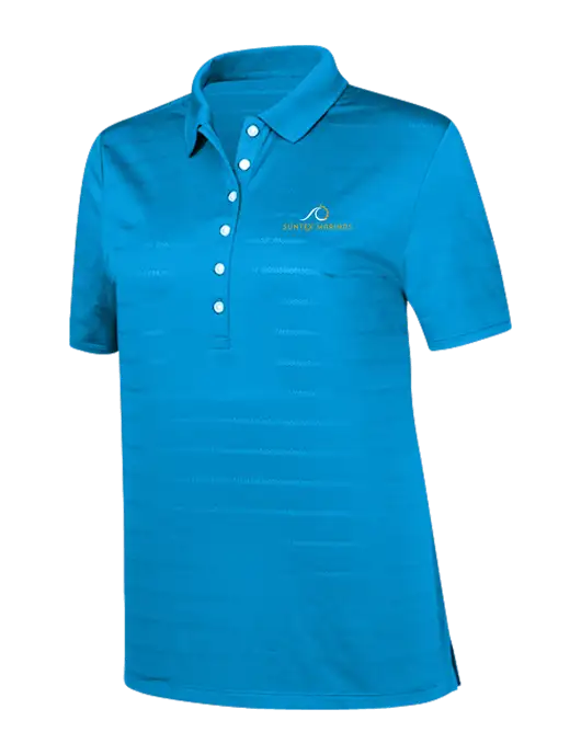 Callaway Womens Royal Blue Ventilated Polo w/Suntex Marinas Logo