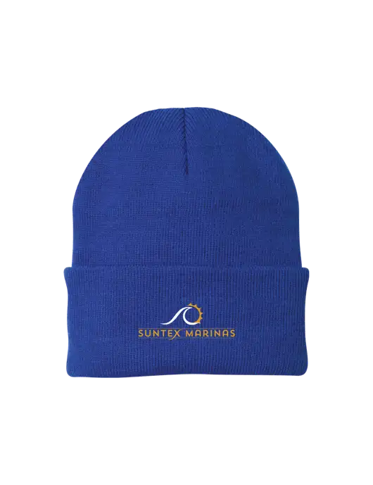 Royal Knit Cap w/Suntex Marinas Logo