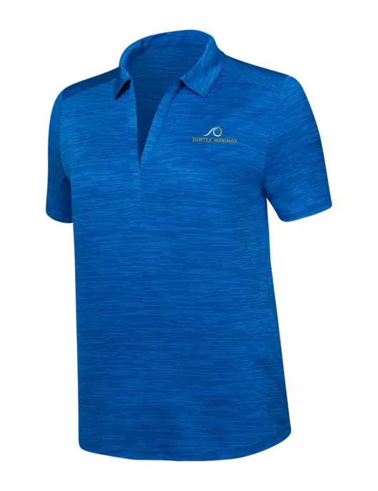 Callaway Womens Medium Slate Blue Broken Stripe w/Suntex Marinas Logo