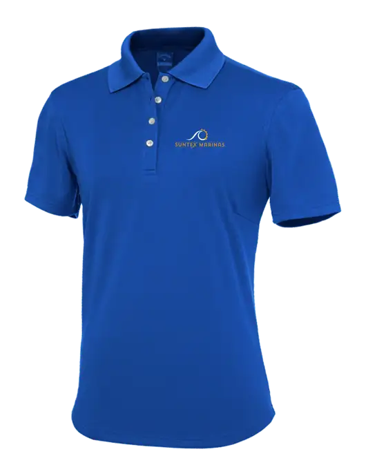 Callaway Womens Core Royal Performance Polo w/Suntex Marinas Logo