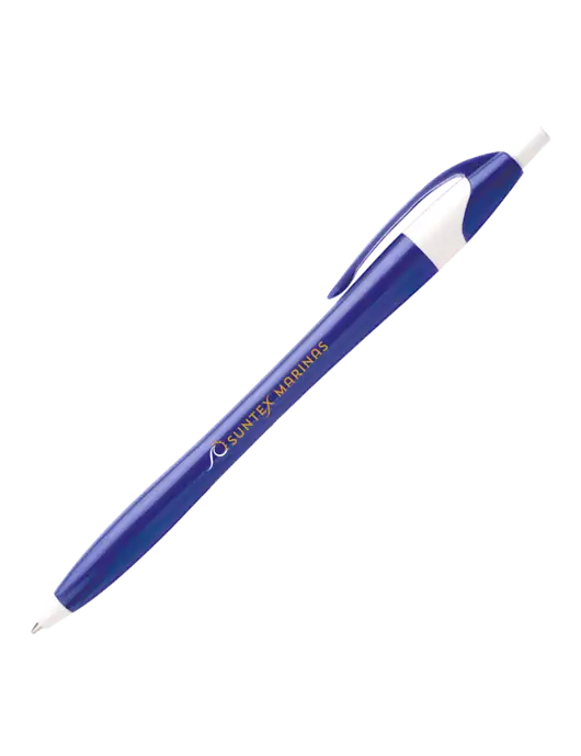 Novella Royal/White Executive Pen w/Suntex Marinas Logo
